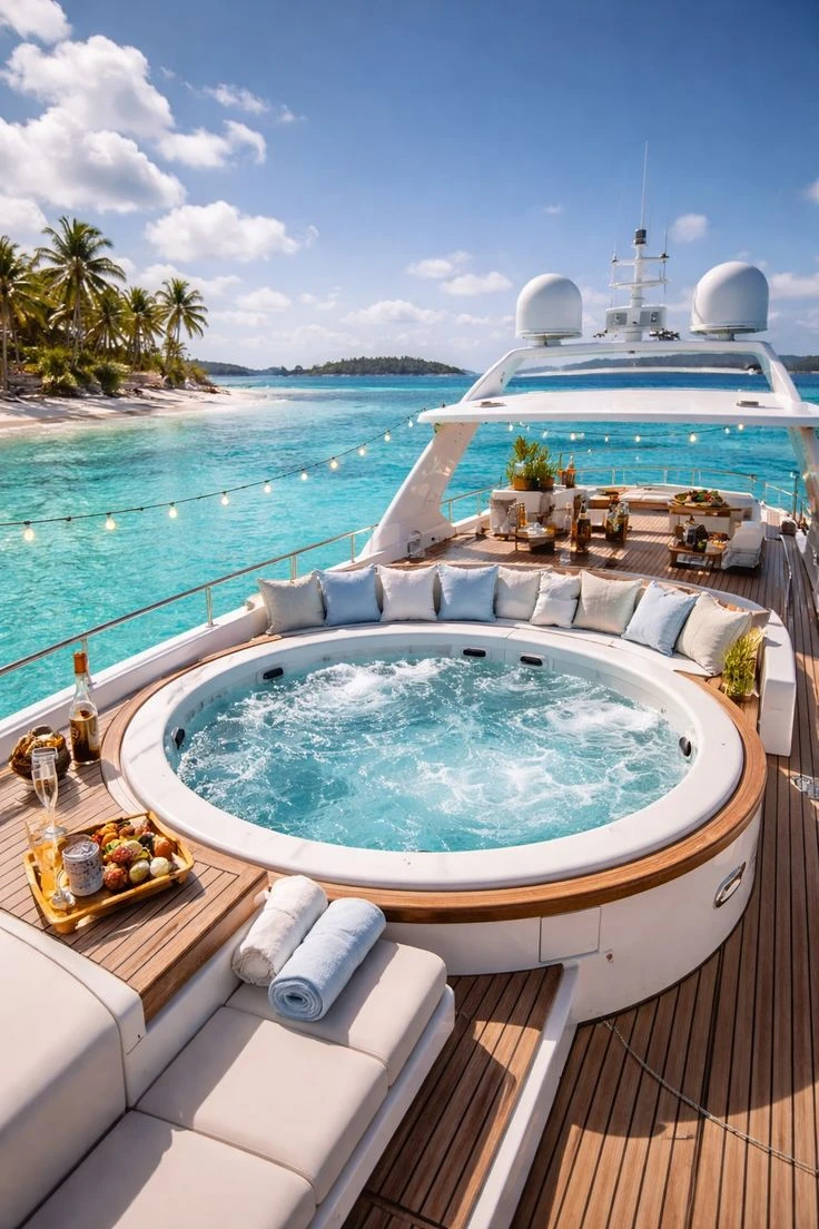 Yacht at sea