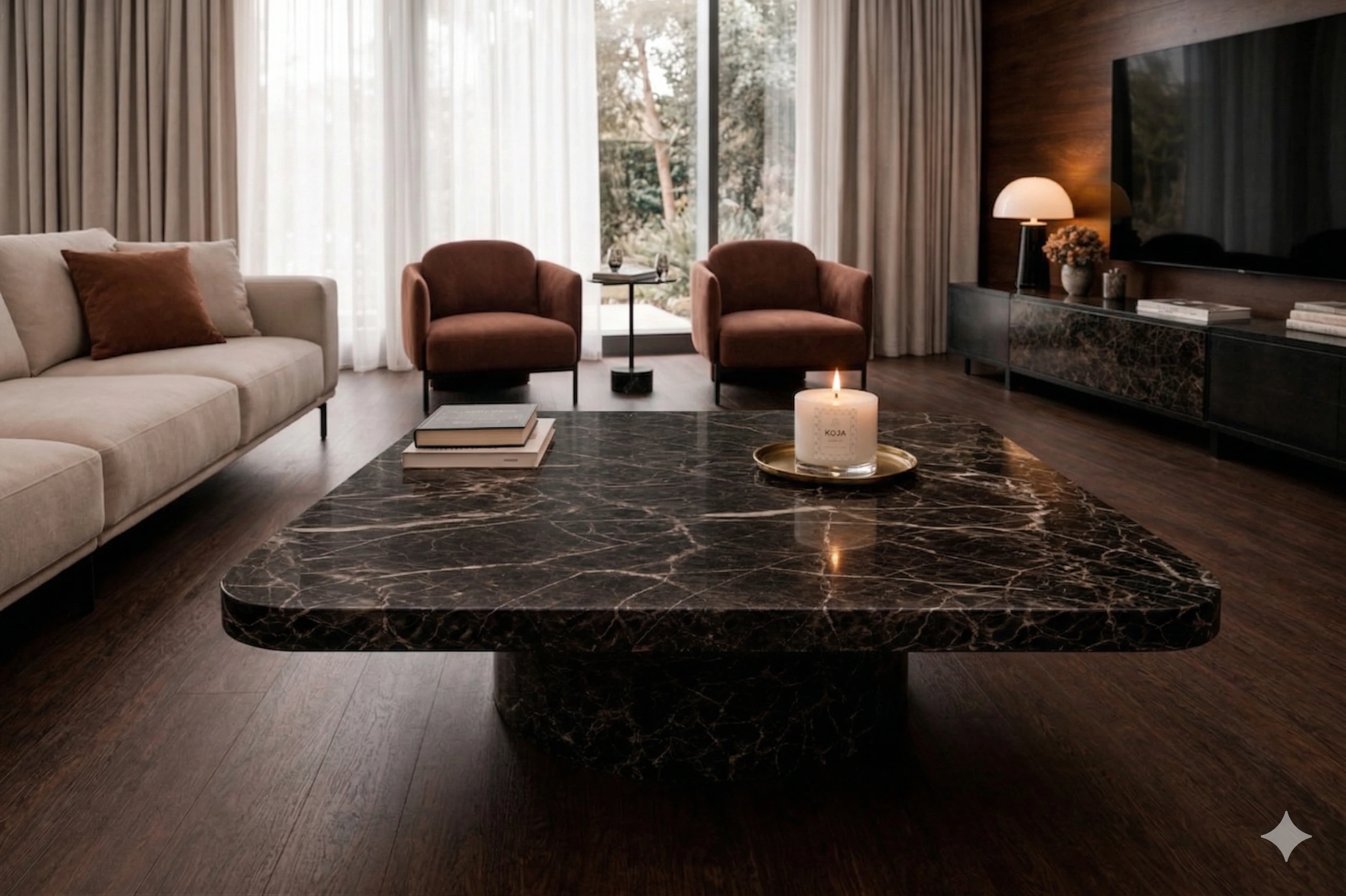 Luxury living room interior